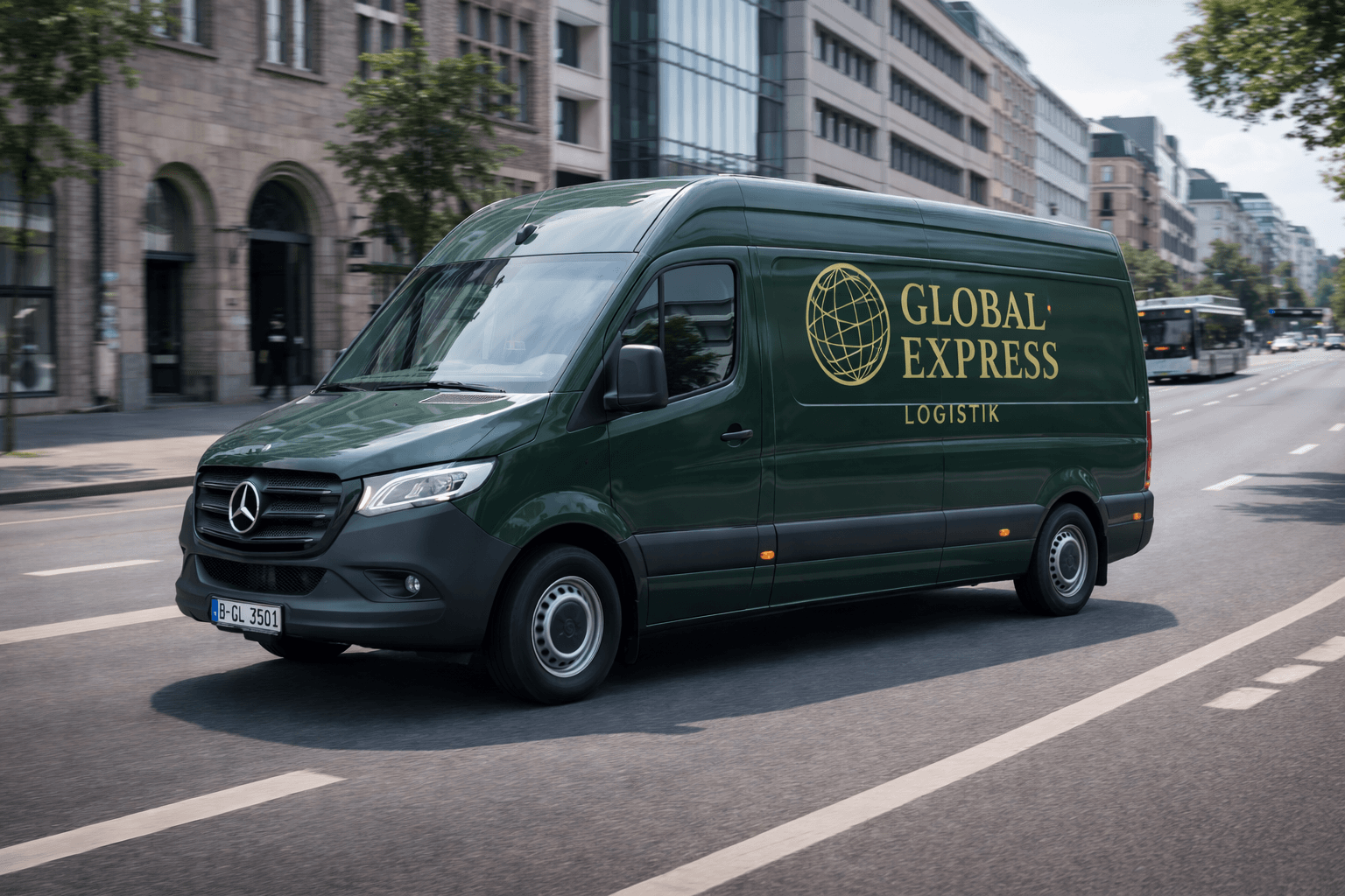 GEL delivery van